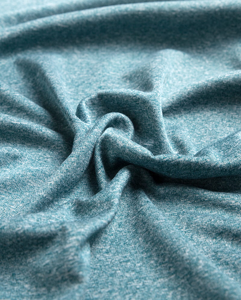 Kain jersey kationik bermuka dua Heather Grey Kain jersey kationik bermuka dua Heather Grey